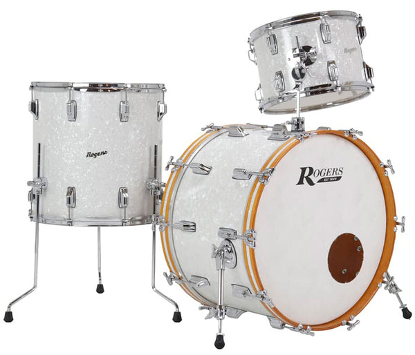 Rogers Powertone 20'' 3pc Shell Pack, White Marine Pearl